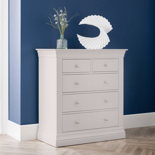 Beaumont 3+2 Drawer Chest Grey