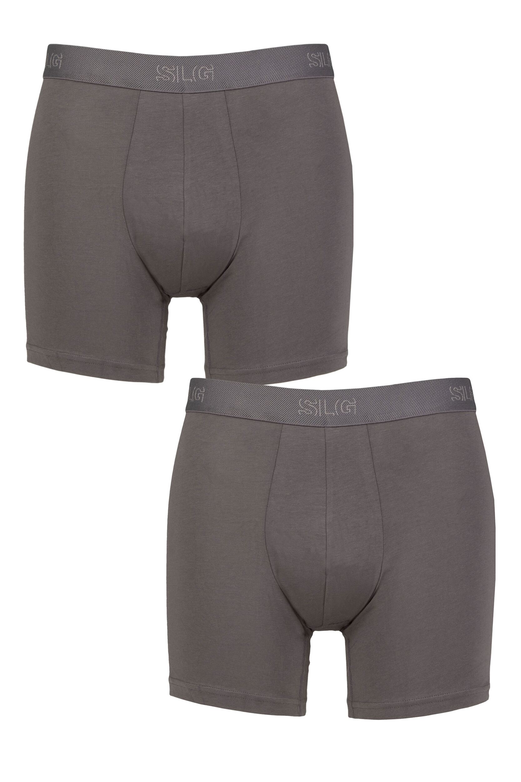 Mens 2 Pack Sloggi SLG Baselayer Boxer Shorts Shiver L