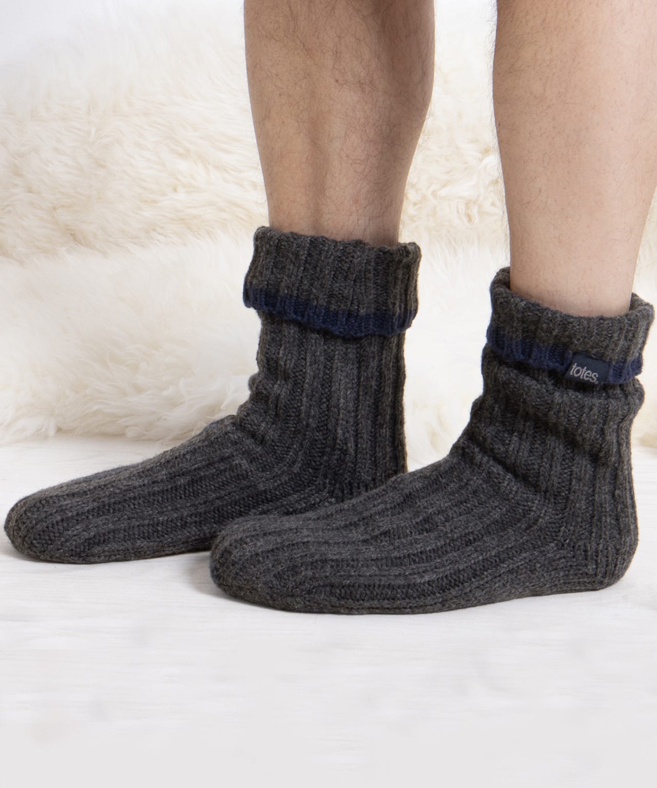 Damart Totes Toasties® Mens Recycled Chunky Slipper Sock