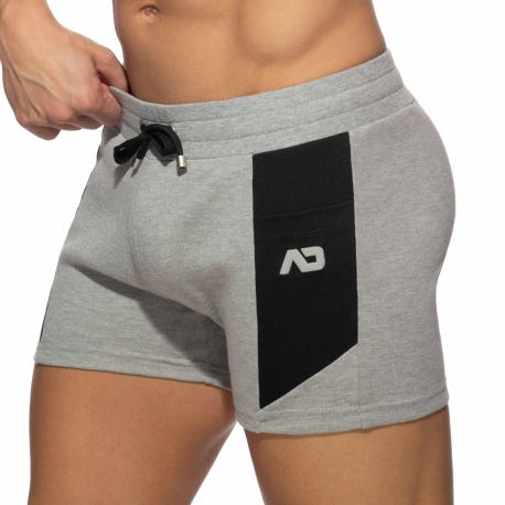Addicted AD Cotton Sport Shorts - Heather Grey