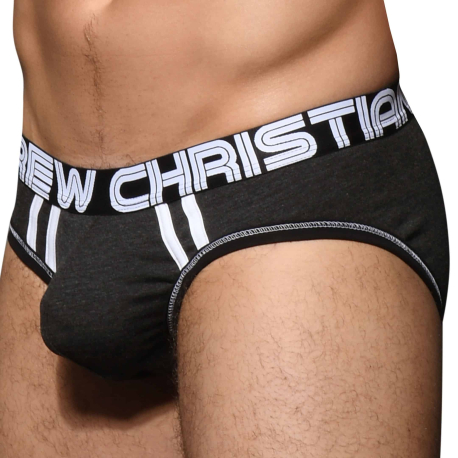 Andrew Christian CoolFlex Modal Active Briefs with Show-It - Char