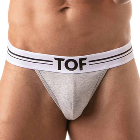 TOF Paris French Cotton Thong - Heather Grey