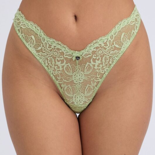 Boux Avenue Billie lace thong - Pistachio - 06