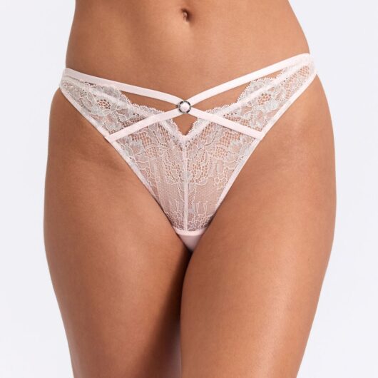 Boux Avenue Millie lace briefs - Pearl - 06